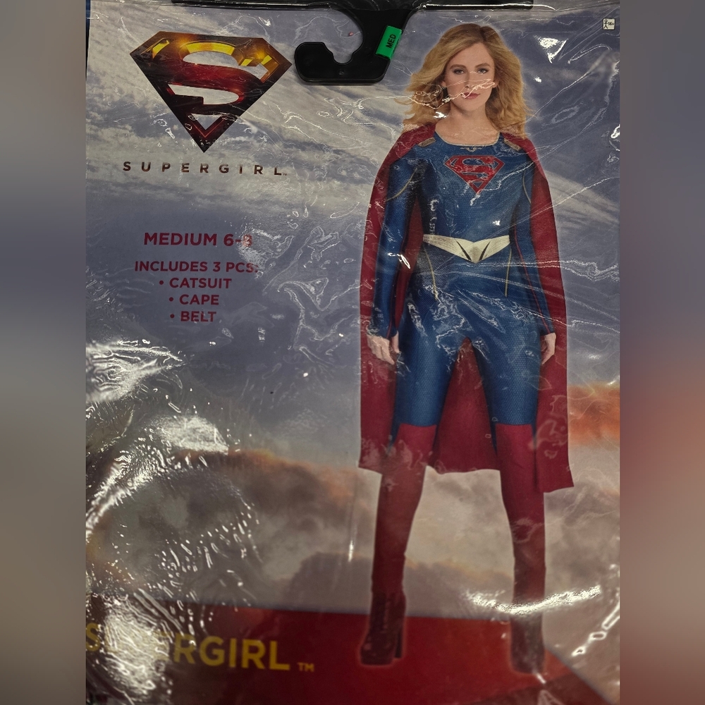Supergirl Women Costume - Blue and Red
